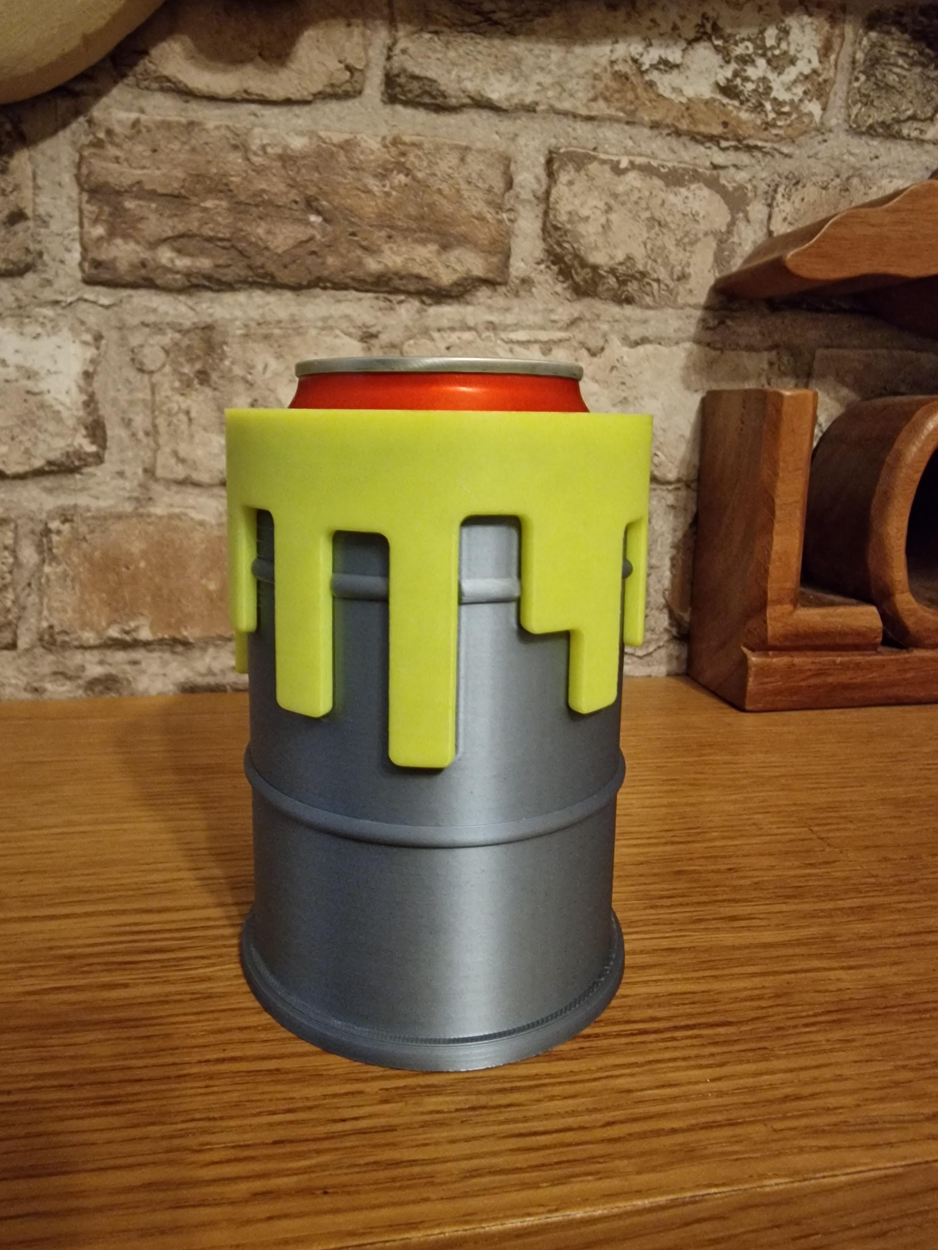 Toxic Waste Can Koozie 3d model