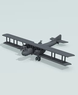 1:144 Caudron R.11 3d model