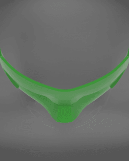 Green Lantern's Mask - DC 3d model
