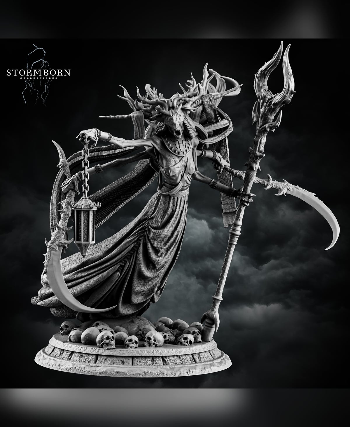 (32mm) Banshee Queen 3d model