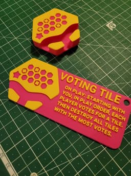 Hextraction Voting Tile 3d model