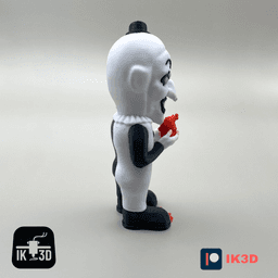 Art The Clow Holding Heart / Horror Mini /3MF Included 3d model