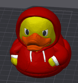 Hoodie Duck 3d model