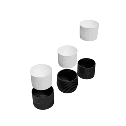 PLANTER TRIO WITH OPTIONAL INLET / PLANTER DESIGN / INLET / MODERN HOMEDECOR / DECOR / DECORATIONS 3d model