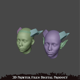 Fantasy Jester Lavorre horns Mighty Nein Series 3d model