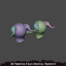 Fantasy Jester Lavorre horns Mighty Nein Series 3d model