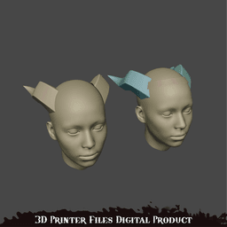 Fantasy Jester Lavorre horns Mighty Nein Series 3d model