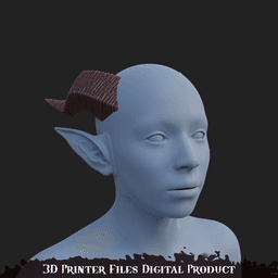 Fantasy Jester Lavorre horns Mighty Nein Series 3d model