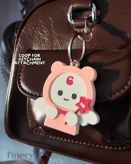 STAYZOO STAY Angel Nail Saver Keychain 3d model