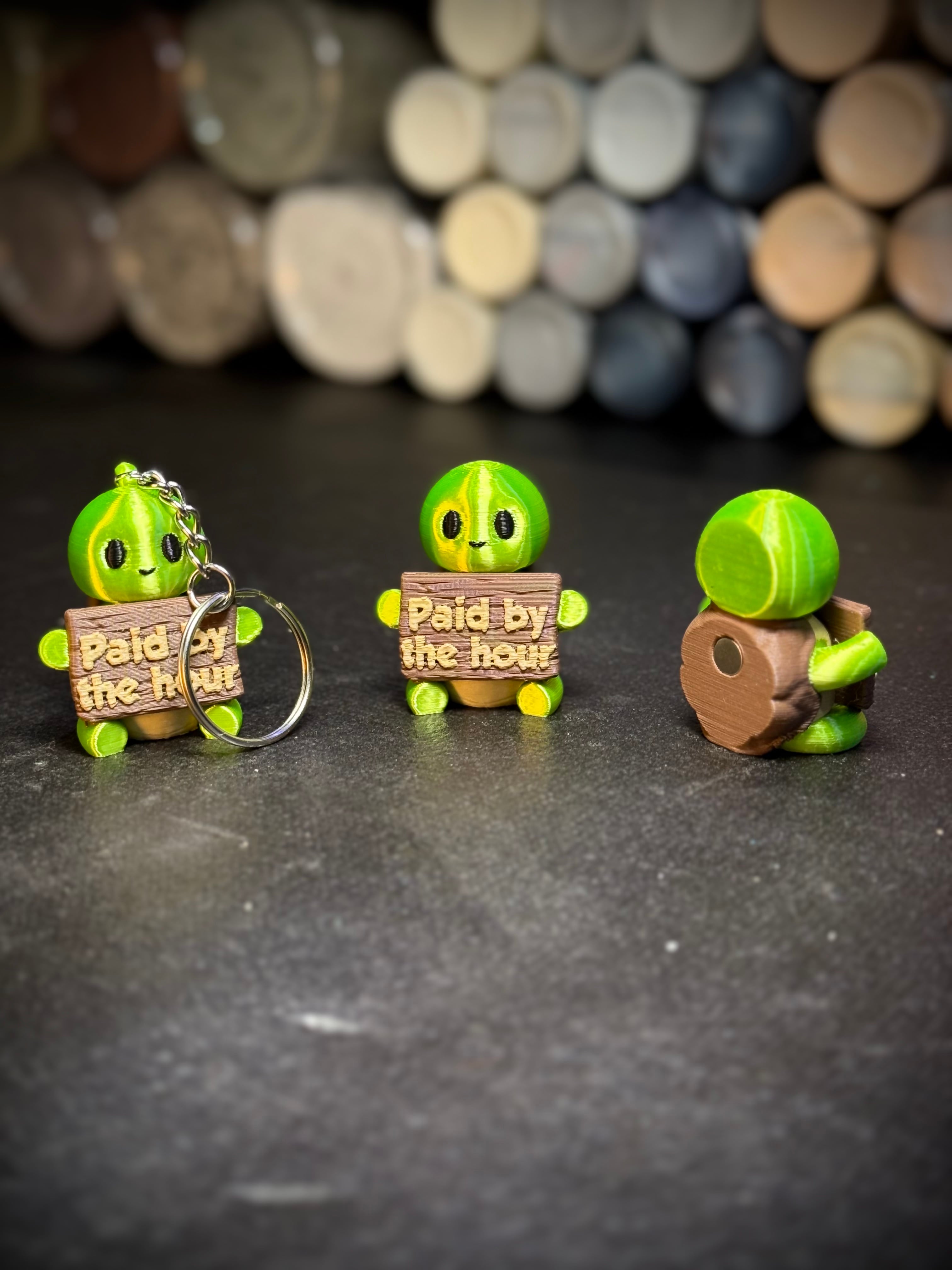 Timmy the timely turtle 3d model