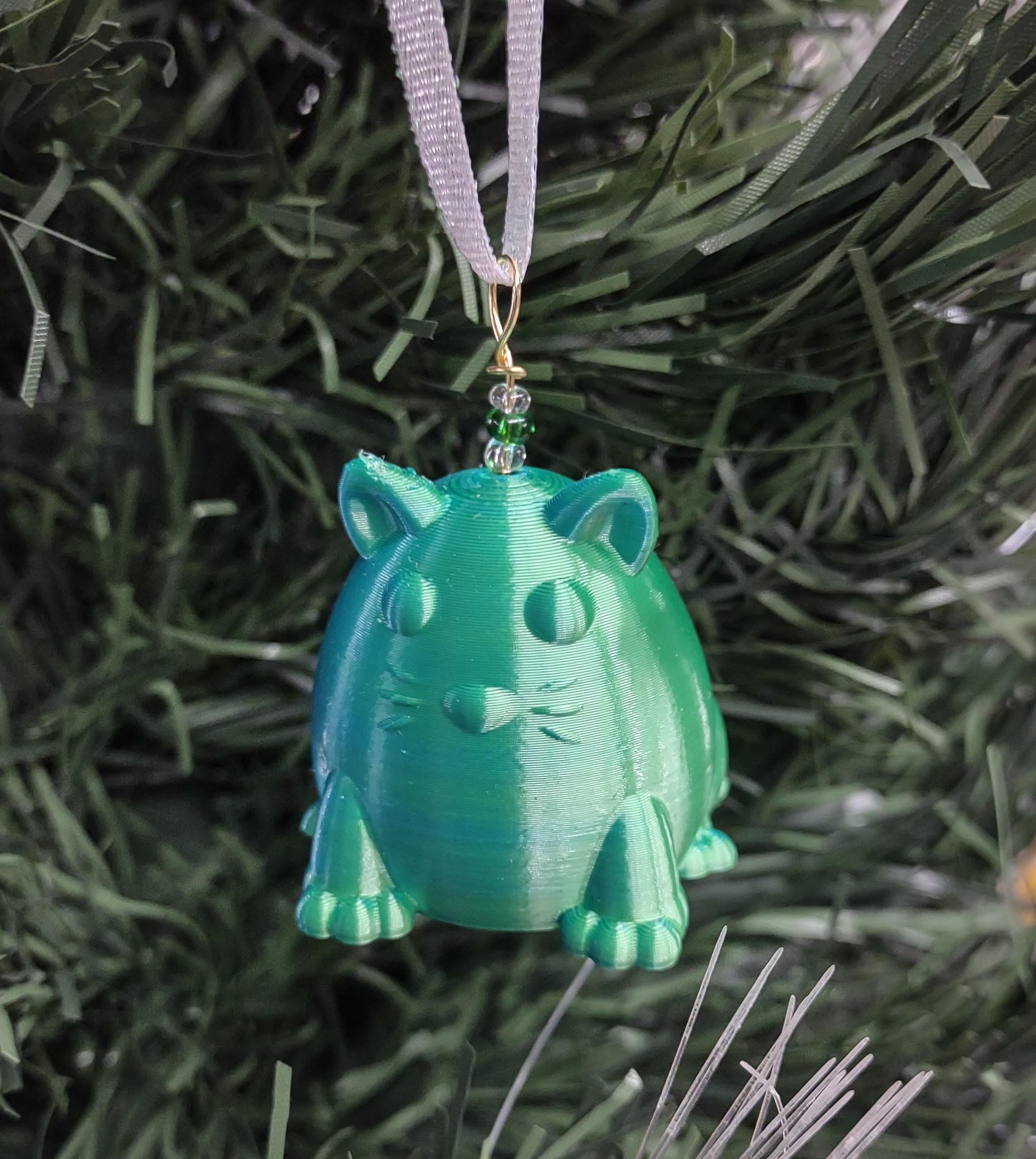 Cat Christmas Ornament 3d model