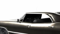 Retro Car 3d model