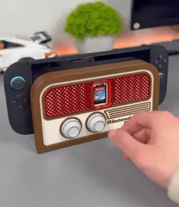 Retro Switch 2 - Nintendo Switch 2 Retro Radio 3d model