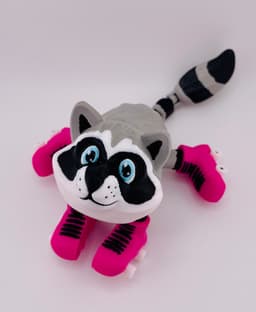 Raccoon Roller Skate Flexi 3d model