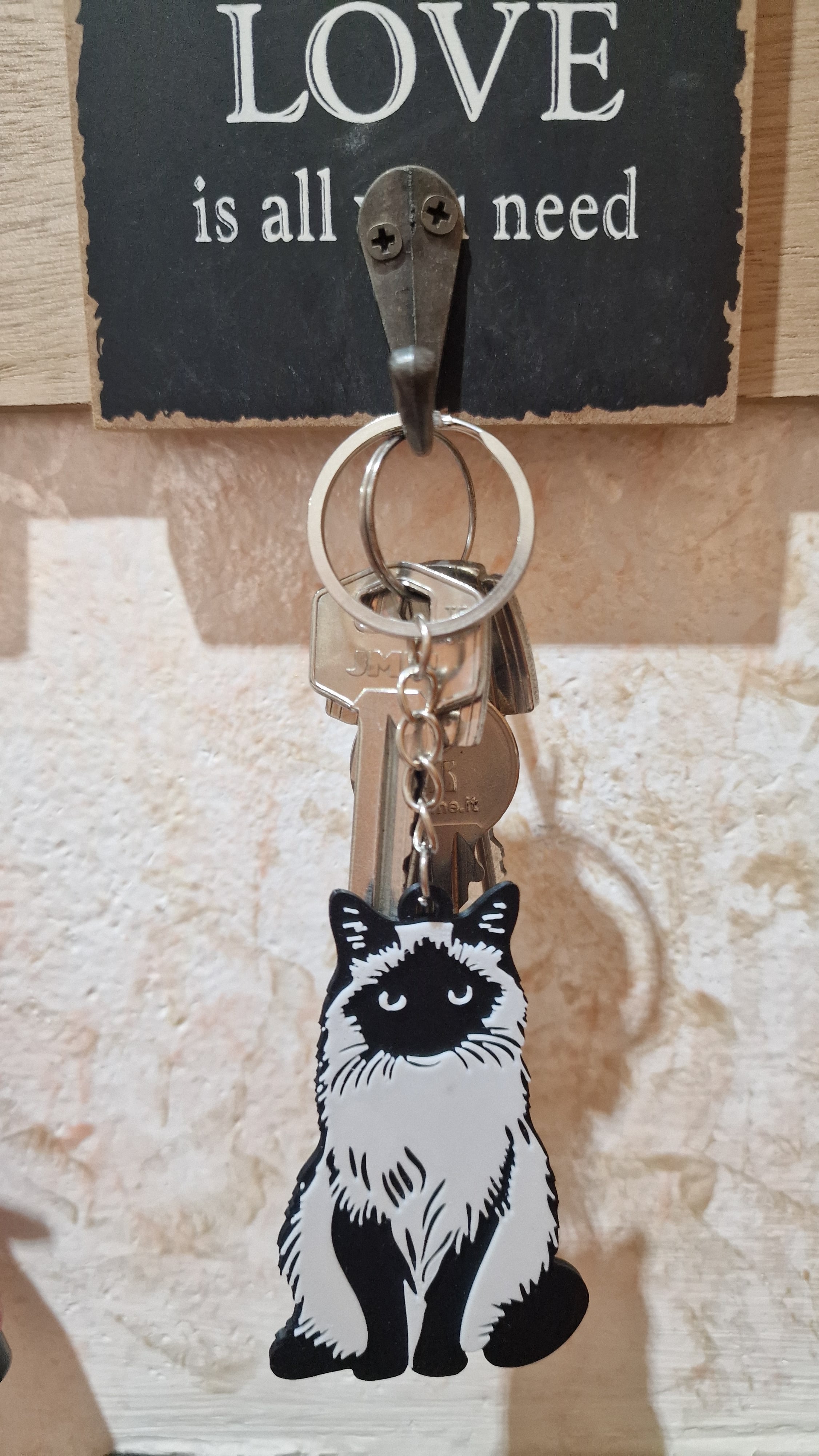 Balinese keychain+magnet 3d model