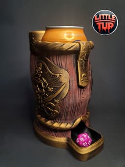 Pirate Can Cozy Dice tower 3d model