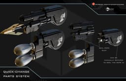 The Batman spear gun or grappling hook with extras 3d model