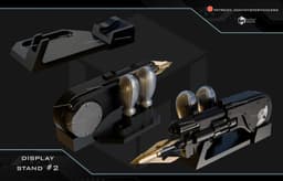 The Batman spear gun or grappling hook with extras 3d model
