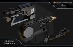 The Batman spear gun or grappling hook with extras 3d model