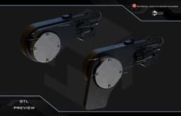 The Batman spear gun or grappling hook with extras 3d model