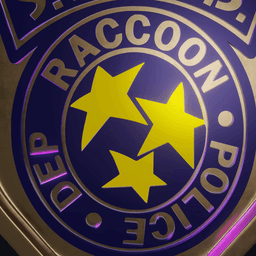 FREE ResidentEvil 2 RPD STARS logo and Emblem / Badge 3d model