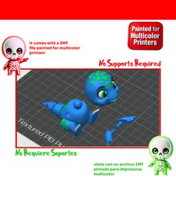 Dippy Baby Diplodocus 3d model