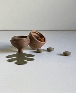 Oak, weekly pill dispenser. 3d model