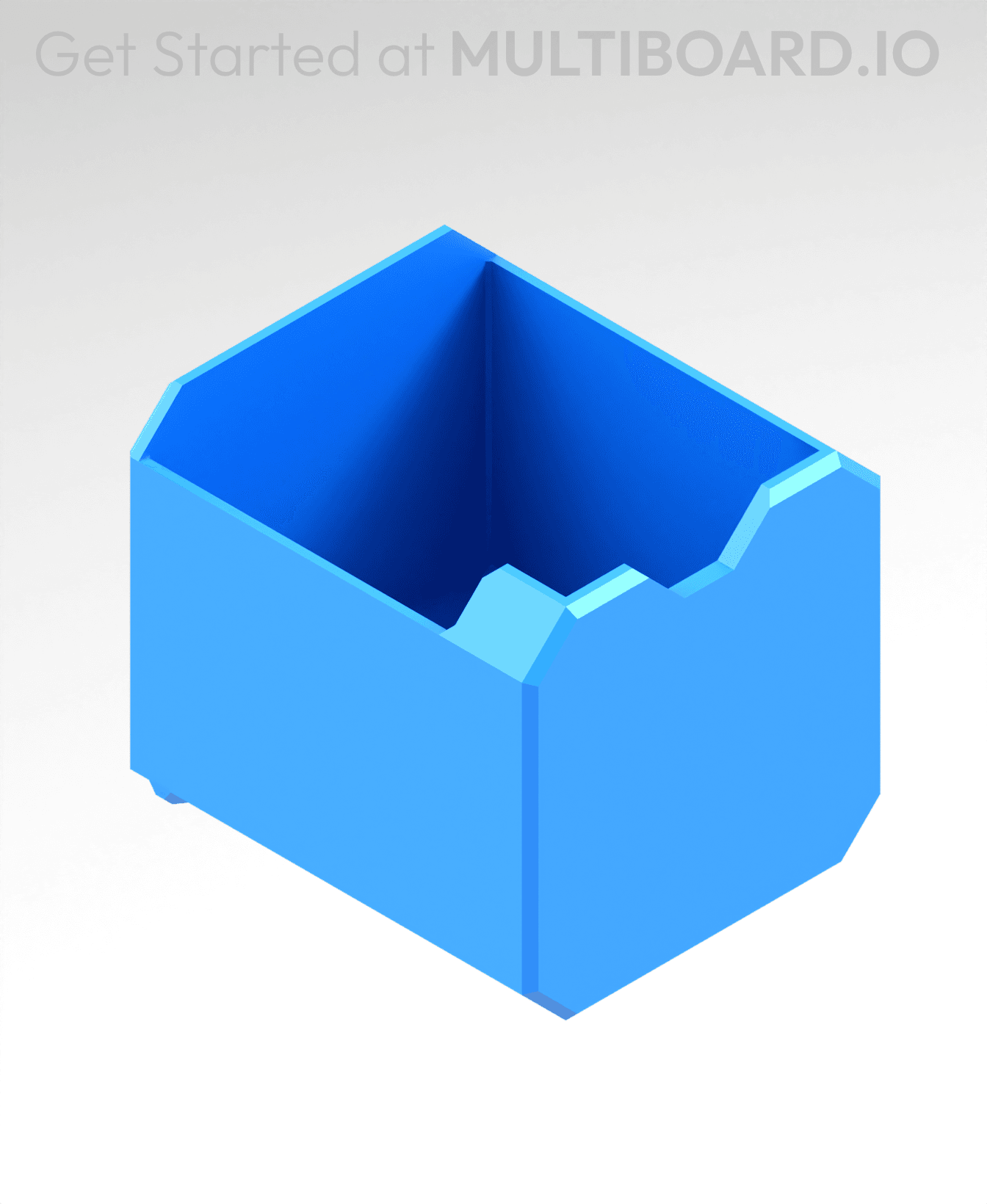 1x1x1 LU - MultiBin Simple Drawer 3d model