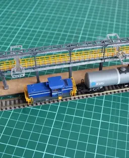 N Scale Tank Car Loading Platform 2x2 type 1 3d model