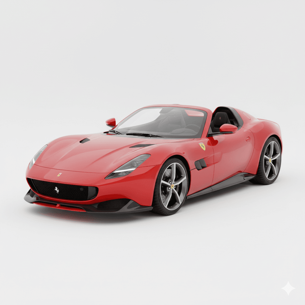 Car : Ferrari Monza SP2 Luxury Speedster Hypercar 3d model