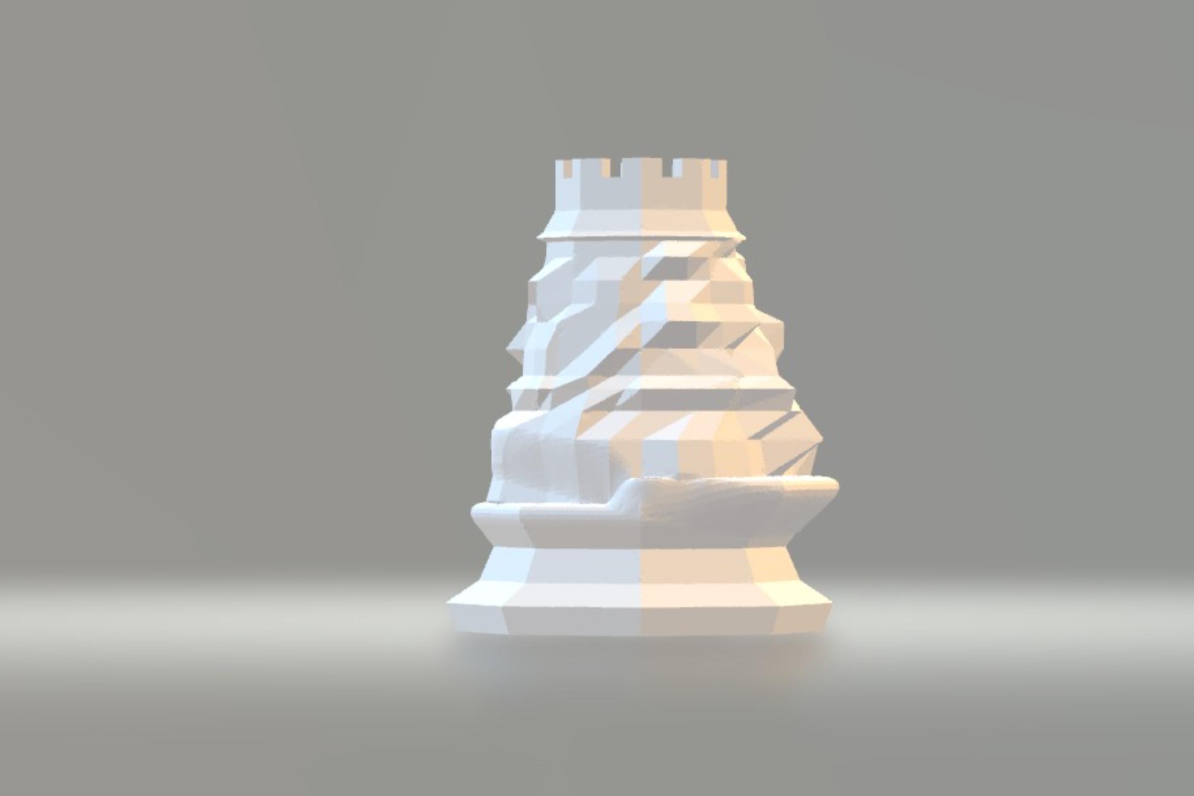 Chess set - Ankara city theme 3d model