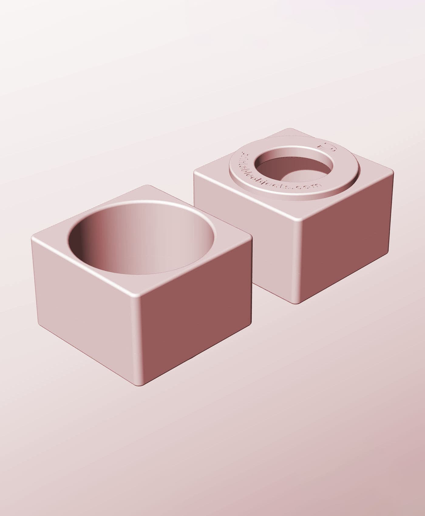 CS68-50-P Modular pierced component container modern decor 3d model