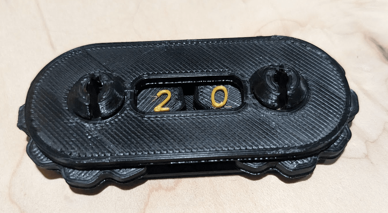 Life Counter 3d model
