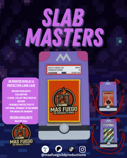 Master Ball - PSA - Top Loader - Slab Masters - Graded Card Cover - Necklace 3d model