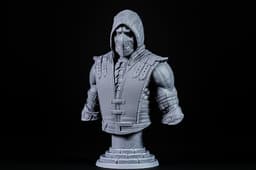 Scorpion bust (Pre-Supported) 3d model