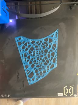 Double Voronoi Corset Belt – Modular 3D-Printed Fashion 3d model