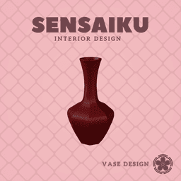 299. Cylinder 299 - Sculpture Style Vase Custom Vase Design - Ikebana Home Decoration 3d model