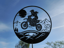 Motocross Rider 2D Wall Art.stl 3d model