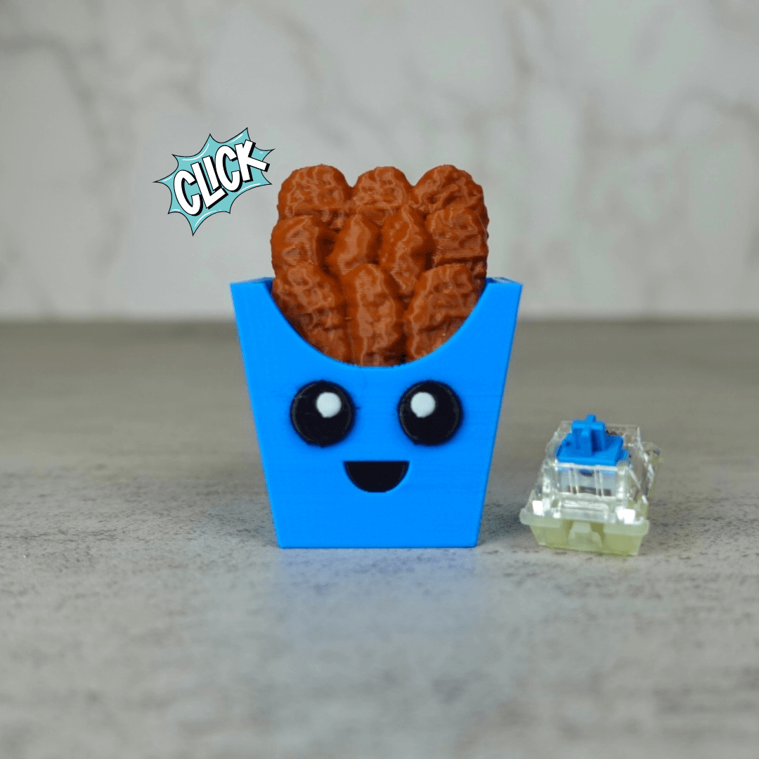 Clicky Nuggets (Keycap Fidget Toy) 3d model