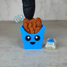 Clicky Nuggets (Keycap Fidget Toy) 3d model