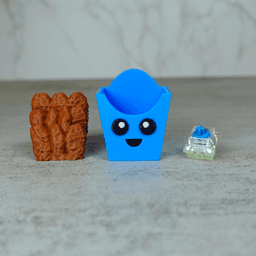 Clicky Nuggets (Keycap Fidget Toy) 3d model