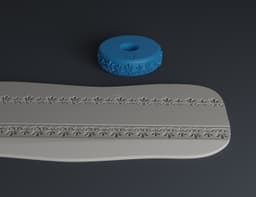 Stamp Wheels for Clay โ Egyptian Patterns Vol.06 (31-32) 3d model