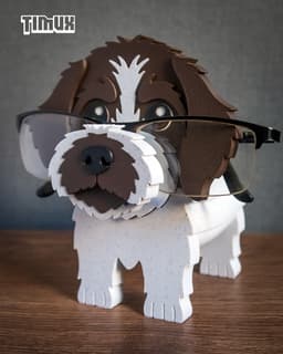 WIREHAIRED GRIFFON GLASSES HOLDER 3d model