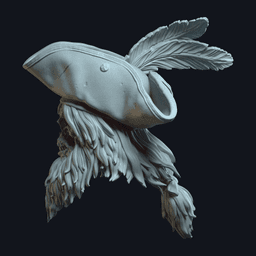 Seawolf v1 Action Figure Head 3d model