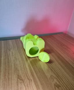 Low Poly Gummy Bear Piggy Bank 3d model