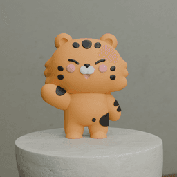 Cute Tiger - Kimmachi 3d model