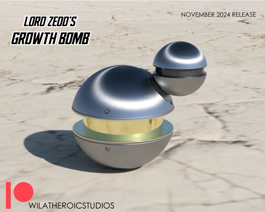 Lord Zedd's Growth Bomb 3d model