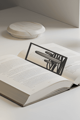 Cactus Bookmark, Creativity Bookmark, Gift Idea 3d model