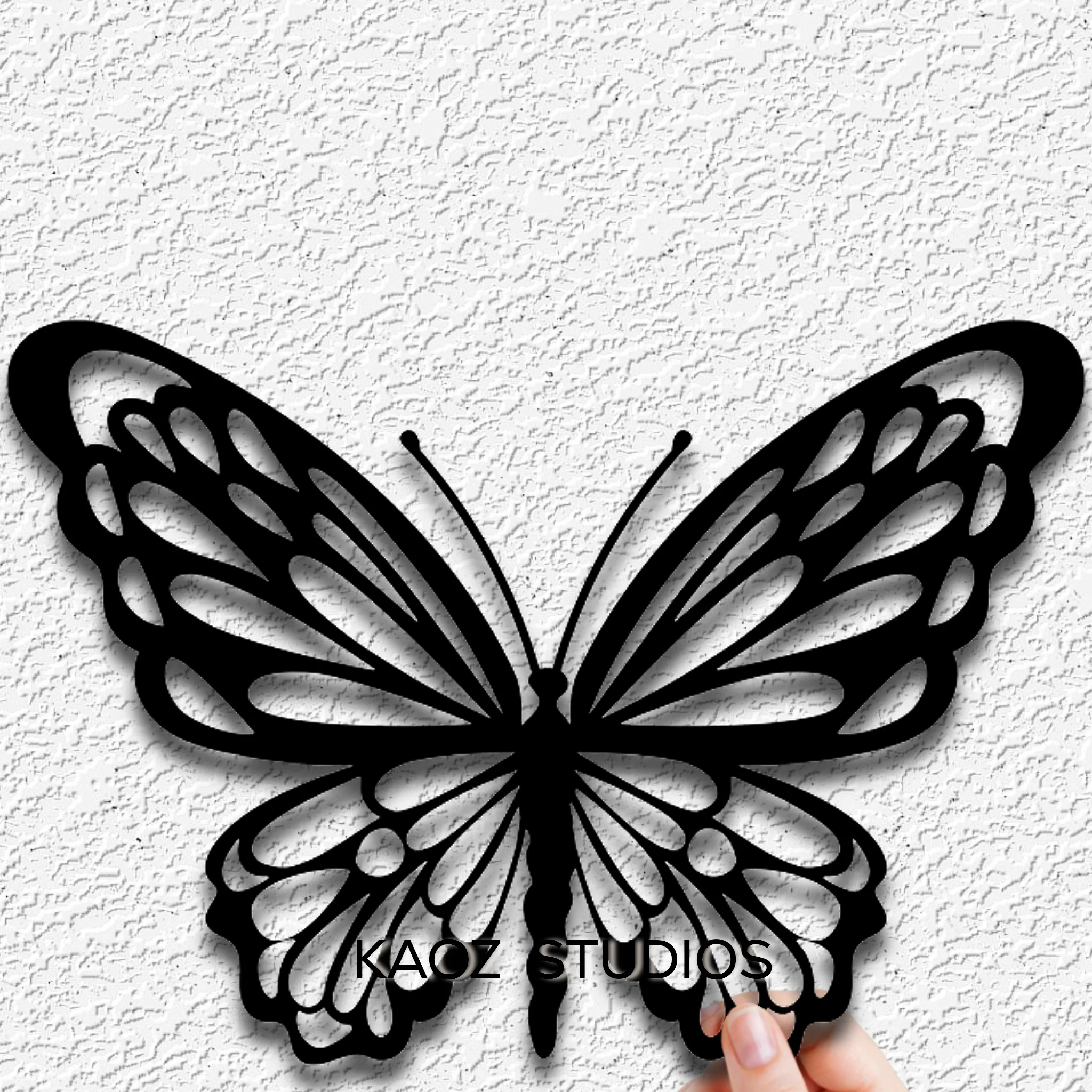 butterfly wall art insect wall decor butterflies decoration 3d model