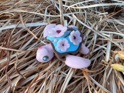 Cherry Blossom Turtle 3d model